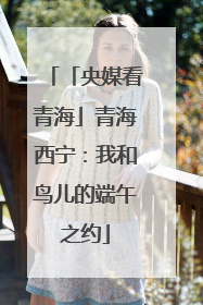 「央媒看青海」青海西宁：我和鸟儿的端午之约