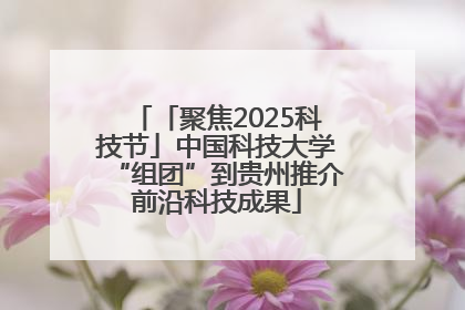 「聚焦2025科技节」中国科技大学“组团”到贵州推介前沿科技成果