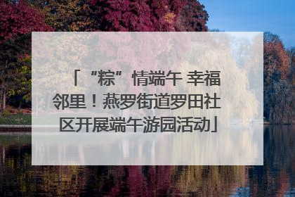 “粽”情端午 幸福邻里！燕罗街道罗田社区开展端午游园活动