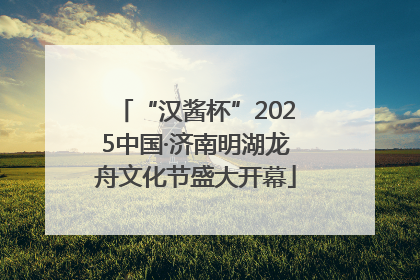 “汉酱杯”2025中国·济南明湖龙舟文化节盛大开幕
