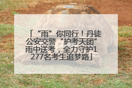 “雨”你同行！丹徒公安交警“护考天团”雨中送考，全力守护1277名考生追梦路