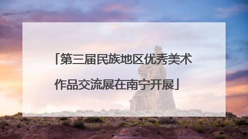 第三届民族地区优秀美术作品交流展在南宁开展