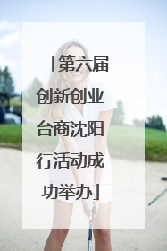第六届创新创业台商沈阳行活动成功举办
