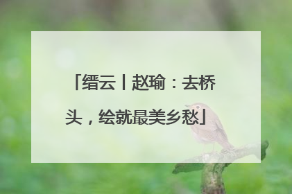 缙云丨赵瑜：去桥头，绘就最美乡愁