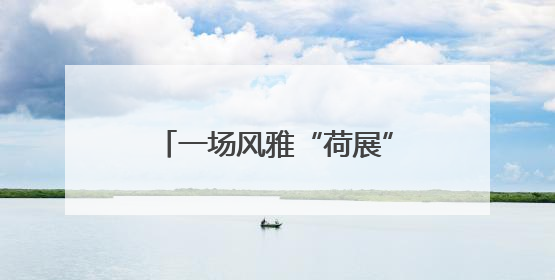 一场风雅“荷展”，背后是相隔千里两地的渊源和令人感动的历史人文情怀