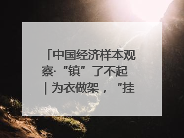 中国经济样本观察·“镇”了不起｜为衣做架，“挂”出来的80亿元“衣架产业”