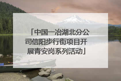 中国一冶湖北分公司信阳步行街项目开展青安岗系列活动
