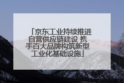 京东工业持续推进自营供应链建设 携手百大品牌构筑新型工业化基础设施