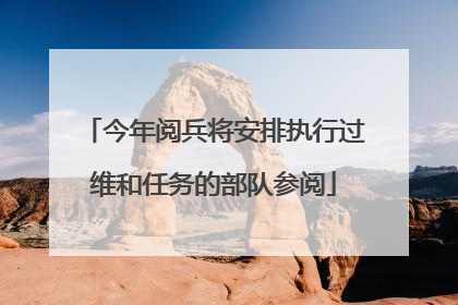 今年阅兵将安排执行过维和任务的部队参阅