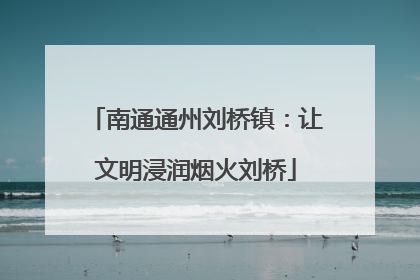 南通通州刘桥镇：让文明浸润烟火刘桥