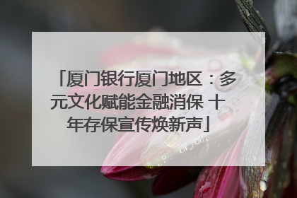 厦门银行厦门地区：多元文化赋能金融消保 十年存保宣传焕新声