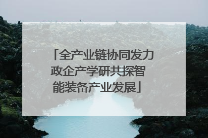 全产业链协同发力 政企产学研共探智能装备产业发展