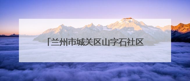 兰州市城关区山字石社区：“60串门团”入户慰问 创新互助养老模式