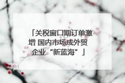 关税窗口期订单激增 国内市场成外贸企业“新蓝海”