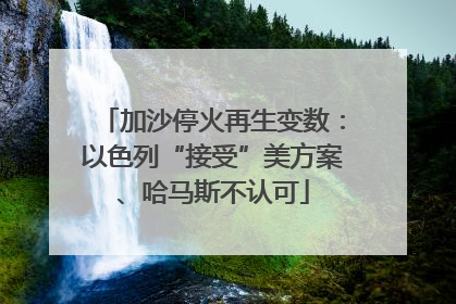 加沙停火再生变数：以色列“接受”美方案、哈马斯不认可