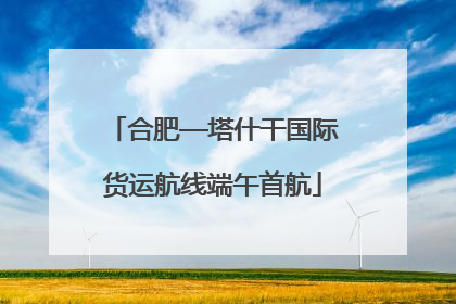 合肥—塔什干国际货运航线端午首航
