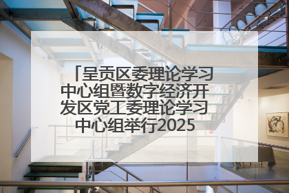 呈贡区委理论学习中心组暨数字经济开发区党工委理论学习中心组举行2025年第七次学习会议