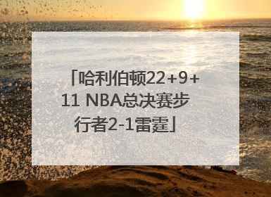 哈利伯顿22+9+11 NBA总决赛步行者2-1雷霆