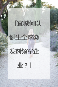 宜城何以诞生全球染发剂领军企业？