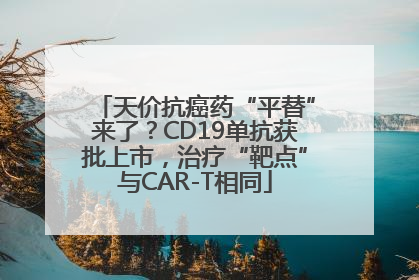 天价抗癌药“平替”来了？CD19单抗获批上市，治疗“靶点”与CAR-T相同