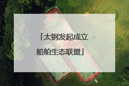 太钢发起成立船舶生态联盟
