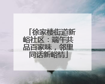 徐家楼街道新峪社区：端午共品百家味，邻里同话新峪情