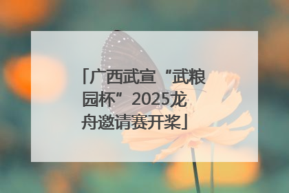 广西武宣“武粮园杯”2025龙舟邀请赛开桨
