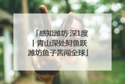 感知潍坊·深1度丨青山深处鲟鱼跃 潍坊鱼子酱闯全球