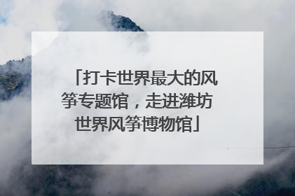 打卡世界最大的风筝专题馆，走进潍坊世界风筝博物馆