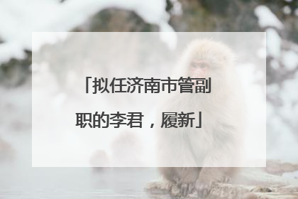 拟任济南市管副职的李君，履新
