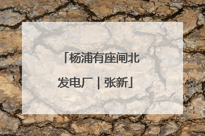 杨浦有座闸北发电厂｜张新