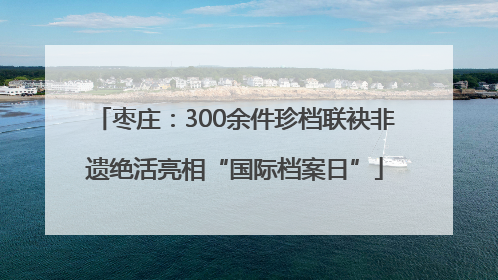 枣庄：300余件珍档联袂非遗绝活亮相“国际档案日”