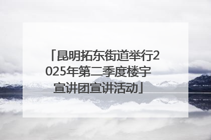 昆明拓东街道举行2025年第二季度楼宇宣讲团宣讲活动