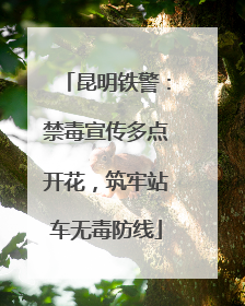 昆明铁警：禁毒宣传多点开花，筑牢站车无毒防线