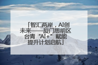 智汇两岸，AI创未来——厦门思明区台青“AI+”赋能提升计划启航