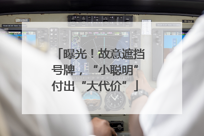 曝光！故意遮挡号牌，“小聪明”付出“大代价”