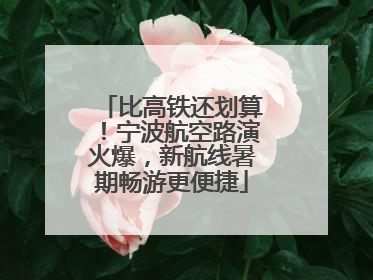 比高铁还划算！宁波航空路演火爆，新航线暑期畅游更便捷