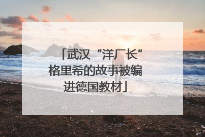 武汉“洋厂长”格里希的故事被编进德国教材