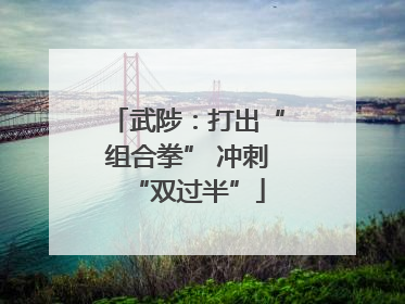 武陟：打出“组合拳” 冲刺“双过半”