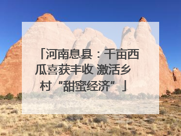 河南息县：千亩西瓜喜获丰收 激活乡村“甜蜜经济”