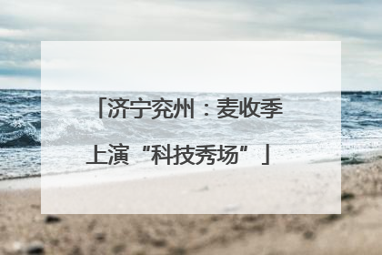 济宁兖州：麦收季上演“科技秀场”
