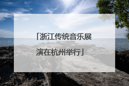 浙江传统音乐展演在杭州举行