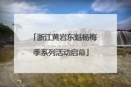 浙江黄岩东魁杨梅季系列活动启幕