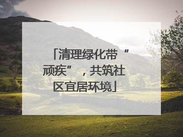 清理绿化带“顽疾”，共筑社区宜居环境