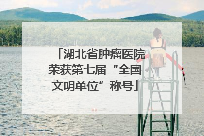 湖北省肿瘤医院荣获第七届“全国文明单位”称号
