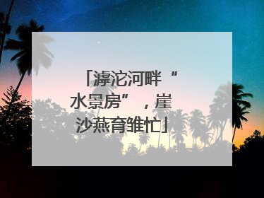 滹沱河畔“水景房”，崖沙燕育雏忙