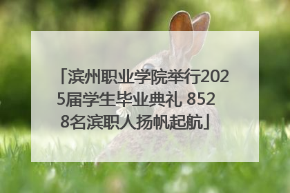 滨州职业学院举行2025届学生毕业典礼 8528名滨职人扬帆起航