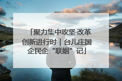 聚力集中攻坚·改革创新进行时｜台儿庄国企民企“联姻”记