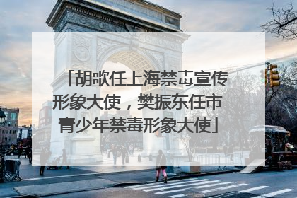 胡歌任上海禁毒宣传形象大使，樊振东任市青少年禁毒形象大使