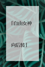 自由女神向后转